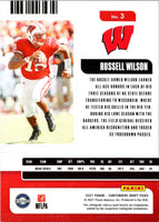 2021 Panini Contenders Draft Picks Game Ticket Red Russell Wilson #3