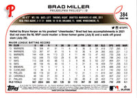 2022 Topps Brad Miller #384