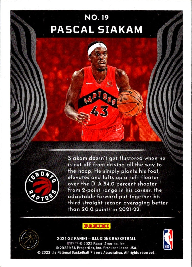 2021 Panini Pascal Siakam