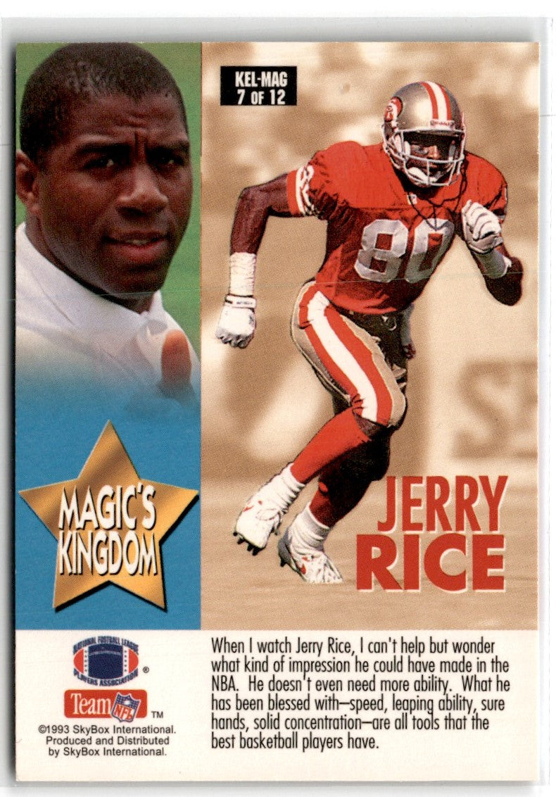 1993 Select Gridiron Skills Jerry Rice