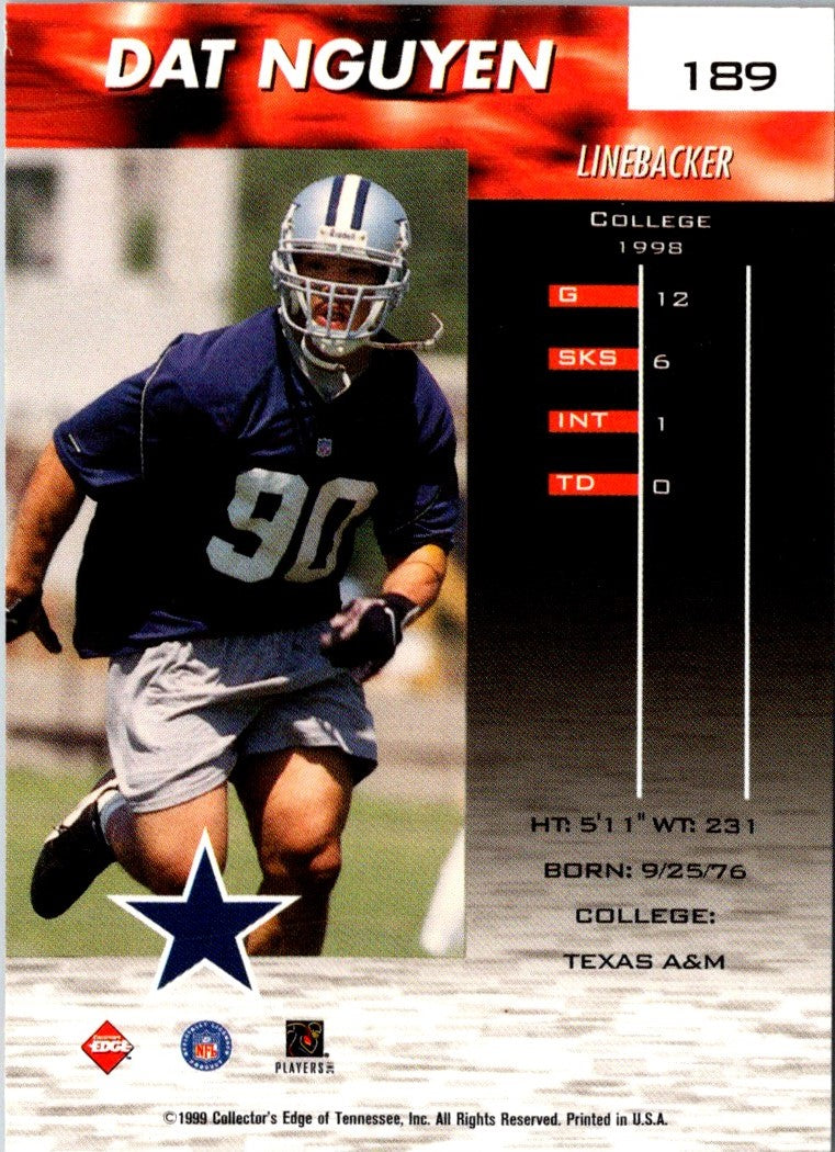 1999 Collector's Edge Fury Dat Nguyen