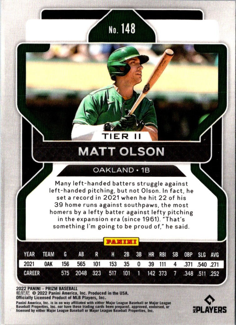 2022 Panini Prizm Matt Olson