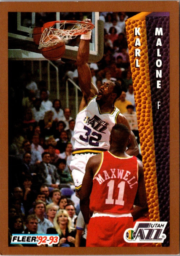 1992 Fleer Drake's Karl Malone #52
