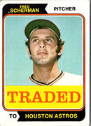 1974 Topps Traded Fred Scherman