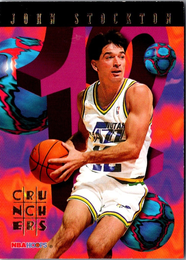 1995 Hoops Number Crunchers John Stockton