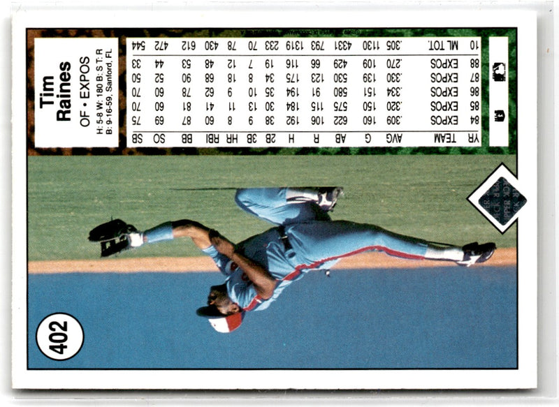 1989 Upper Deck Tim Raines