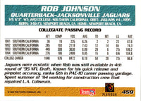 1995 Topps Factory Jaguars Rob Johnson #459