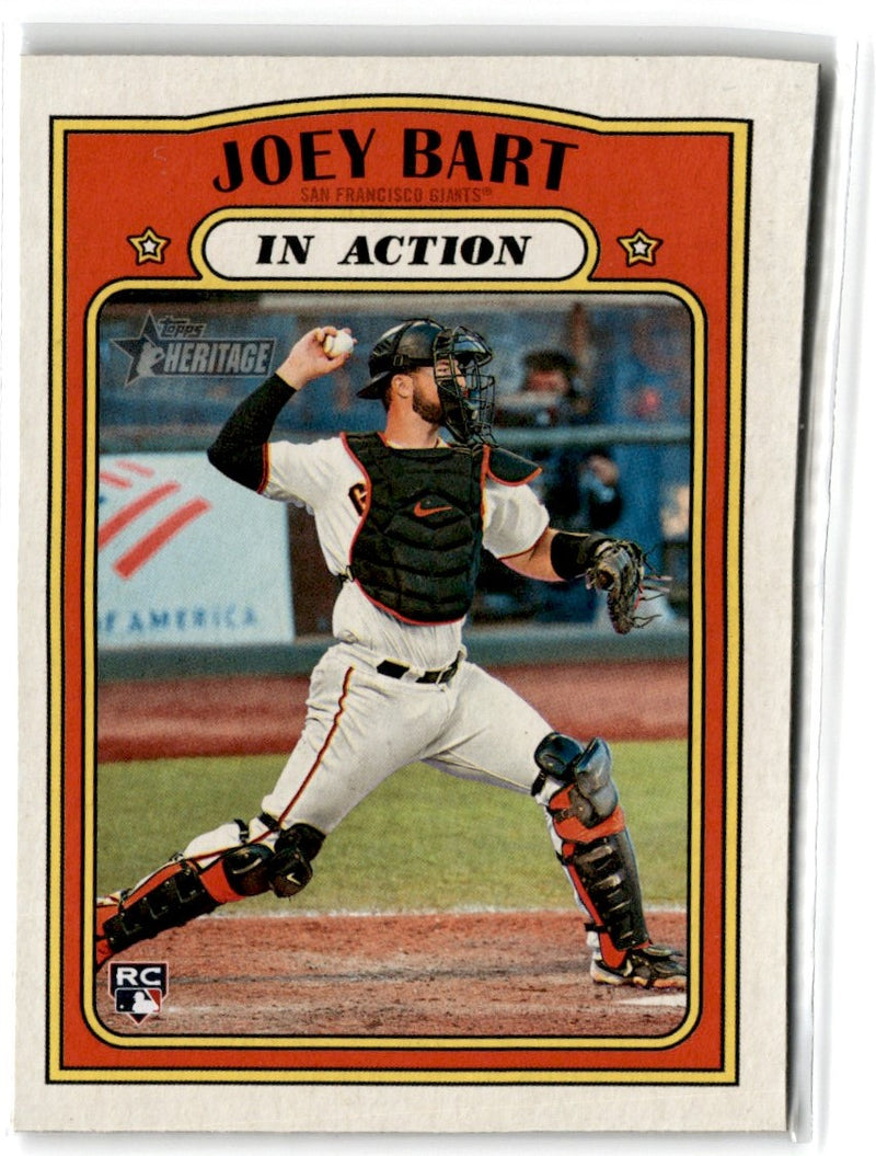 2021 Topps Heritage Red Joey Bart