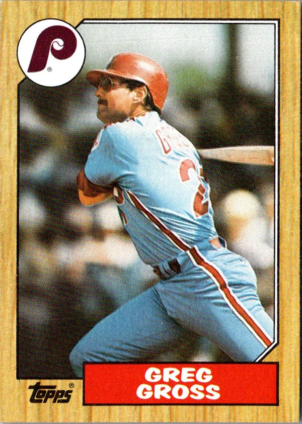 1987 Topps Greg Gross #702