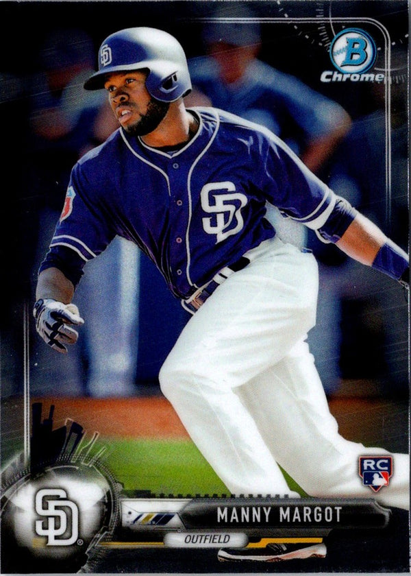 2017 Bowman Chrome Manny Margot #53 Rookie