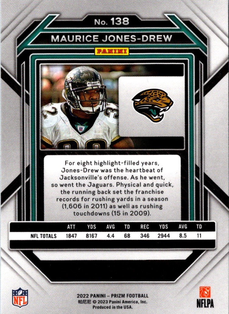 2022 Panini Prizm Maurice Jones-Drew