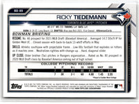2021 Bowman Draft Ricky Tiedemann #BD-89