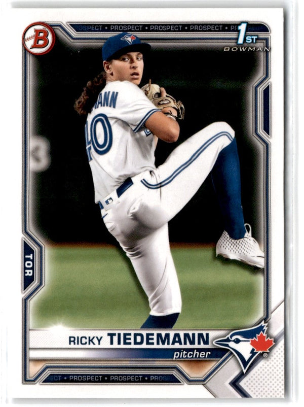 2021 Bowman Draft Ricky Tiedemann #BD-89