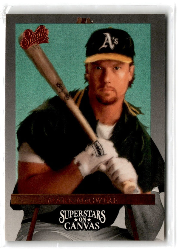 1993 Studio Superstars on Canvas Mark McGwire #3