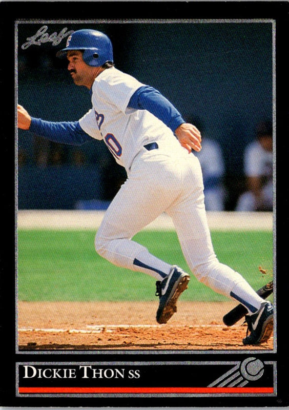 1992 Leaf Black Gold Dickie Thon #180