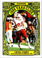 1986 Topps 1000 Yard Club Craig James #11