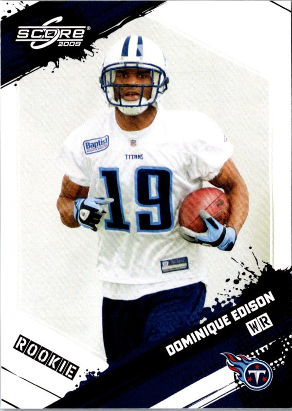 2009 Score Dominique Edison #336 Rookie