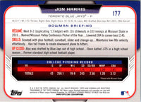 2015 Bowman Draft Picks & Prospects Jon Harris #177