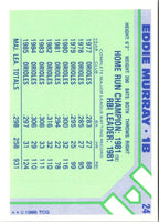 1986 Topps Baseball Champion Superstars Eddie Murray #24