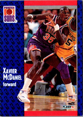 1991 Fleer Xavier McDaniel #164