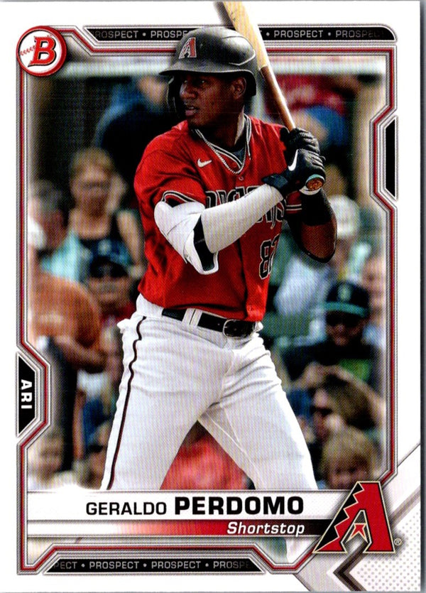 2021 Bowman Prospects Geraldo Perdomo #BP-109