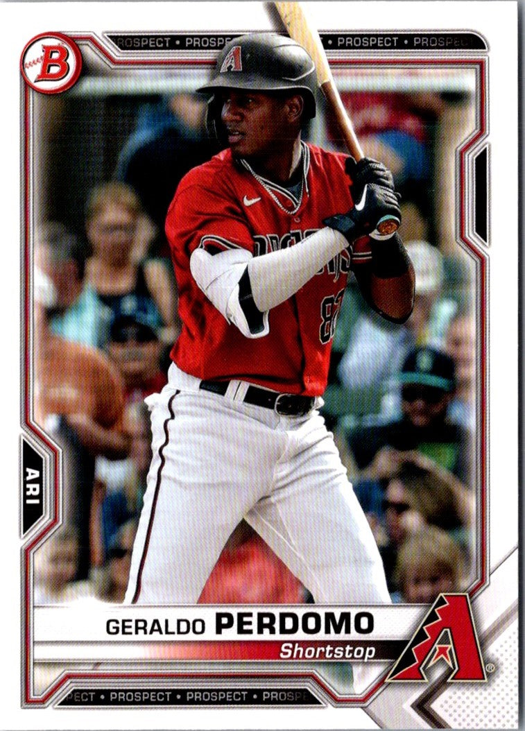 2021 Bowman Prospects Geraldo Perdomo