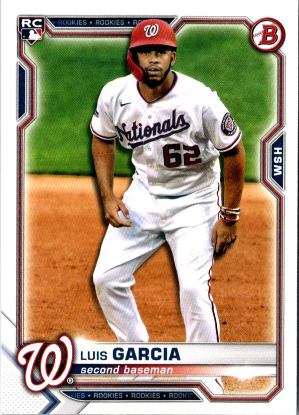 2021 Bowman Luis Garcia #5 Rookie