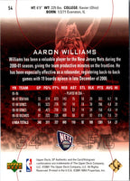 2000 SP Authentic Aaron Williams #54
