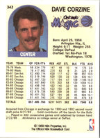 1989 Hoops Dave Corzine #343