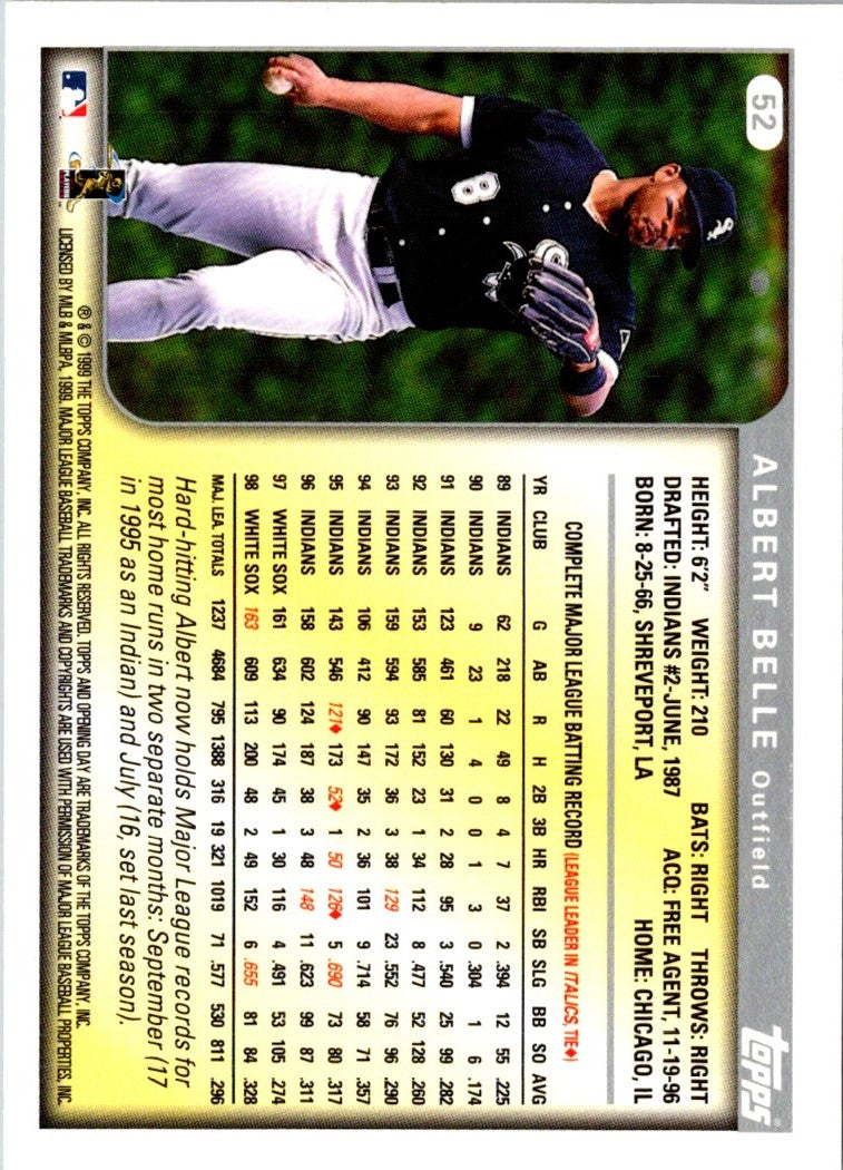 1999 Topps Opening Day Albert Belle