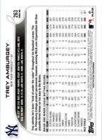 2022 Topps Trey Amburgey #263 Rookie