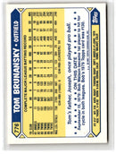 1987 Topps Tiffany Tom Brunansky