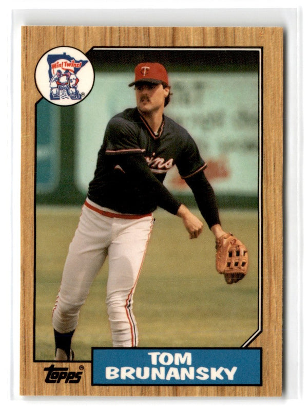 1987 Topps Tiffany Tom Brunansky #776