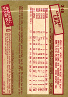 1985 O-Pee-Chee Charlie Lea #345