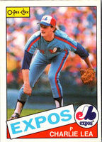1985 O-Pee-Chee Charlie Lea #345