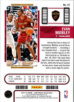 2022 Panini Contenders Game Ticket Red Evan Mobley #47