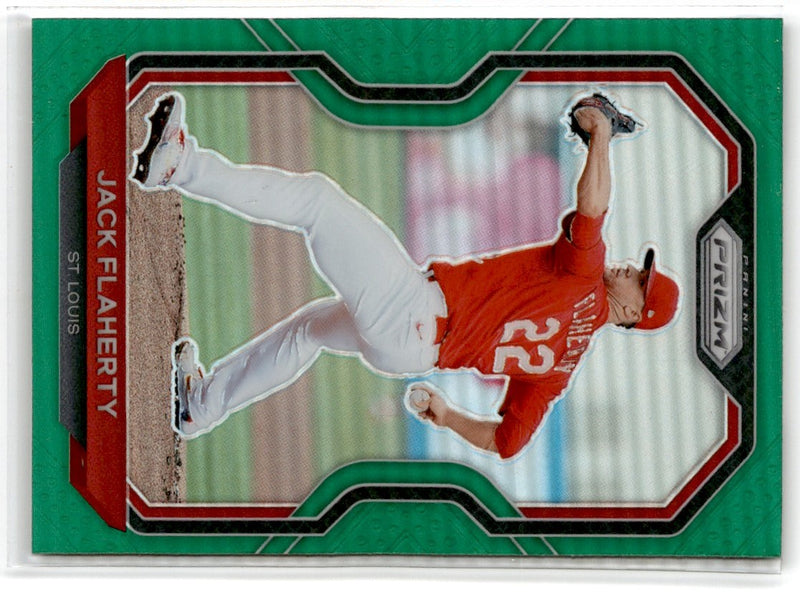 2021 Panini Prizm Green Jack Flaherty