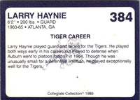 1989 Collegiate Collection Auburn Coke 580 Larry Haynie #384