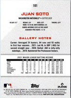2022 Topps Gallery Juan Soto #101