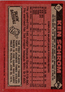 1988 Topps Ken Schrom