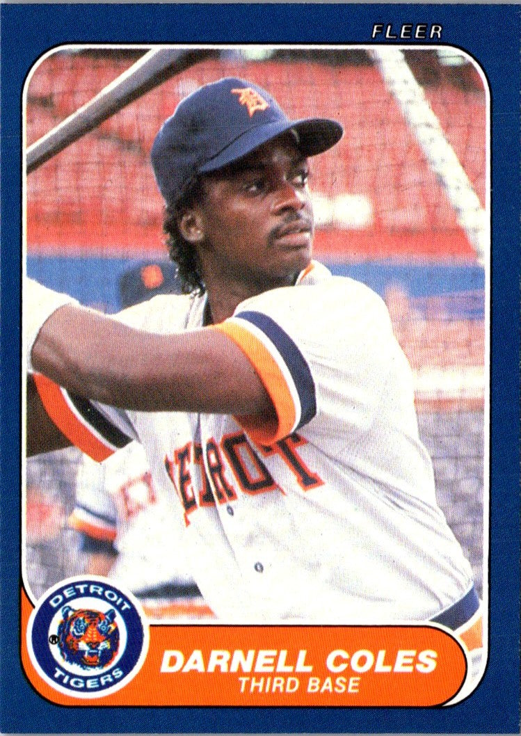 1986 Fleer Update Darnell Coles