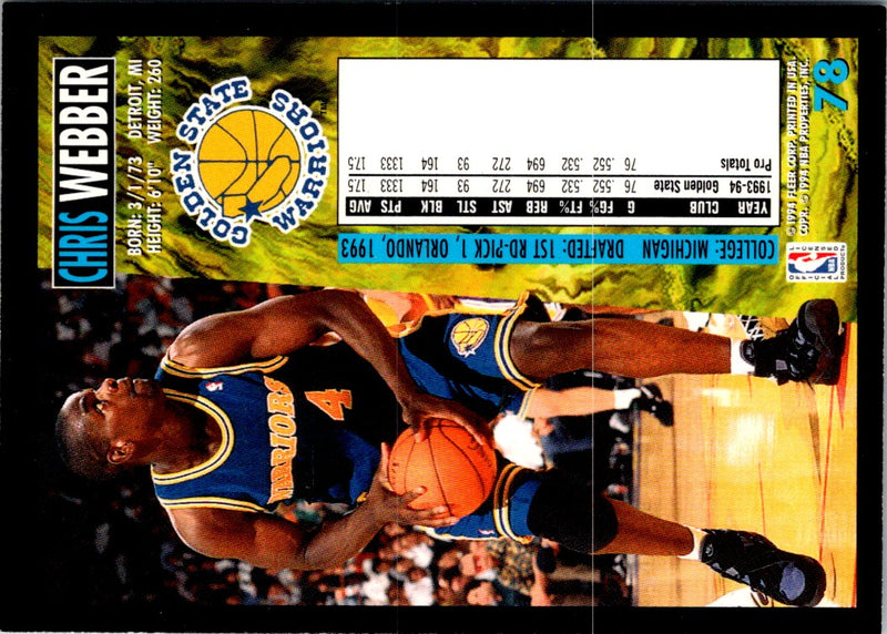 1994 Fleer Chris Webber