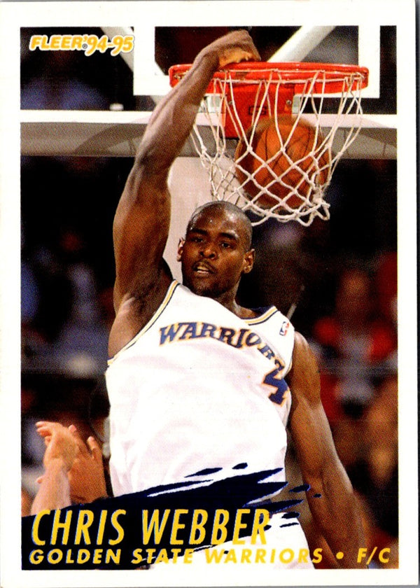 1994 Fleer Chris Webber #78