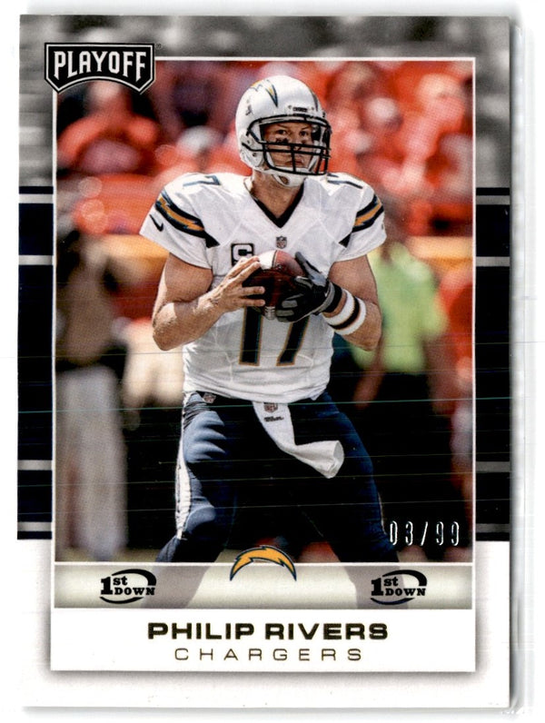 2017 Panini Playoff 1st Down Philip Rivers #76 03/99