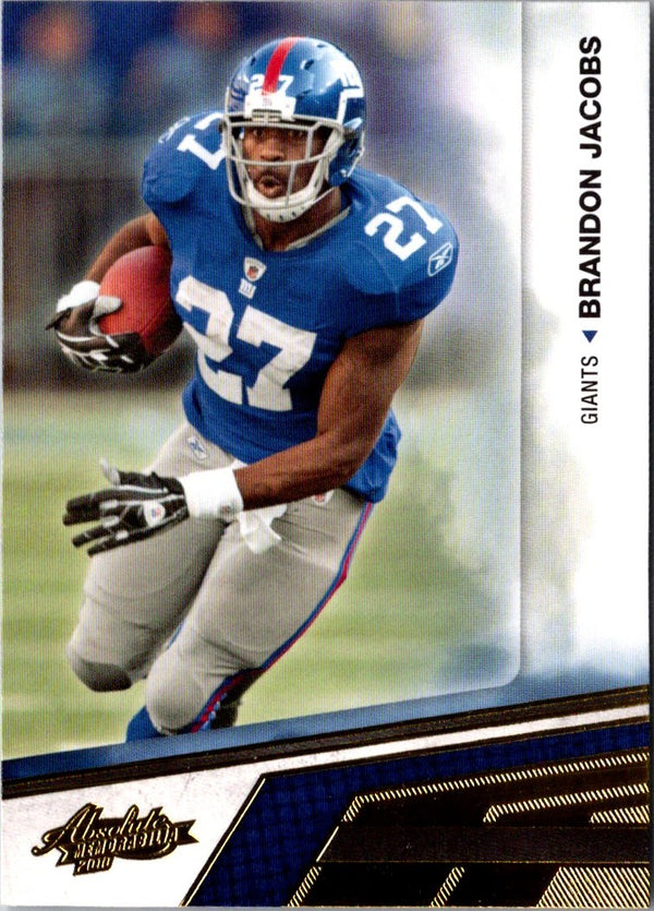 2010 Panini Absolute Memorabilia Brandon Jacobs #63