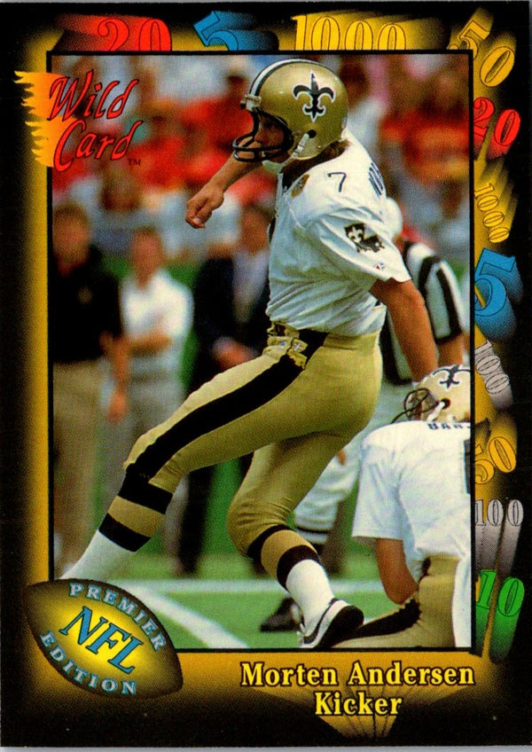 1991 Wild Card Morten Andersen #124