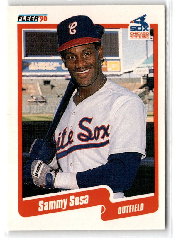 1990 Fleer Sammy Sosa #548 Rookie