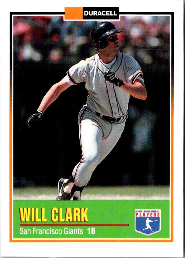 1993 Duracell Power Players I Will Clark #22