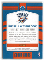 2017 Donruss Court Kings Russell Westbrook #30