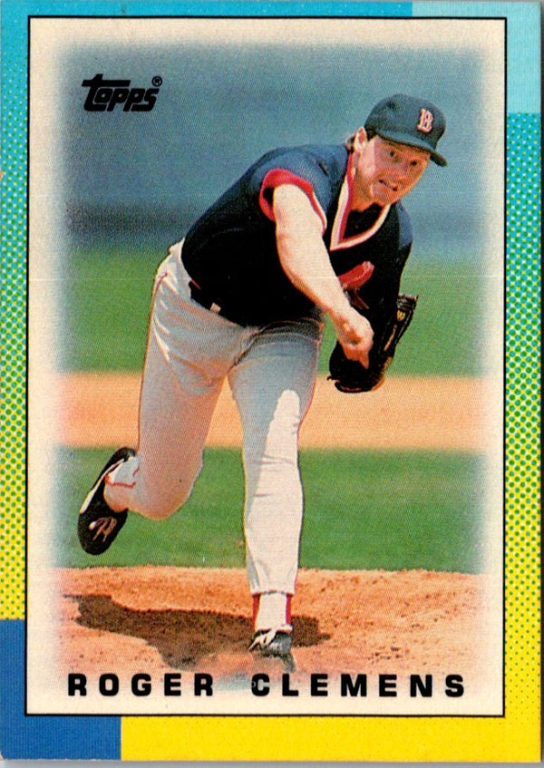 1989 Topps Baseball Talk/LJN Roger Clemens #58